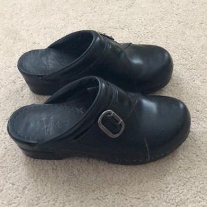 Dansko slip on clogs